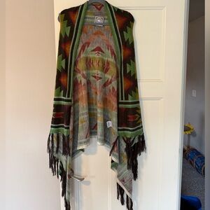 Double D Ranch vest with western pattern